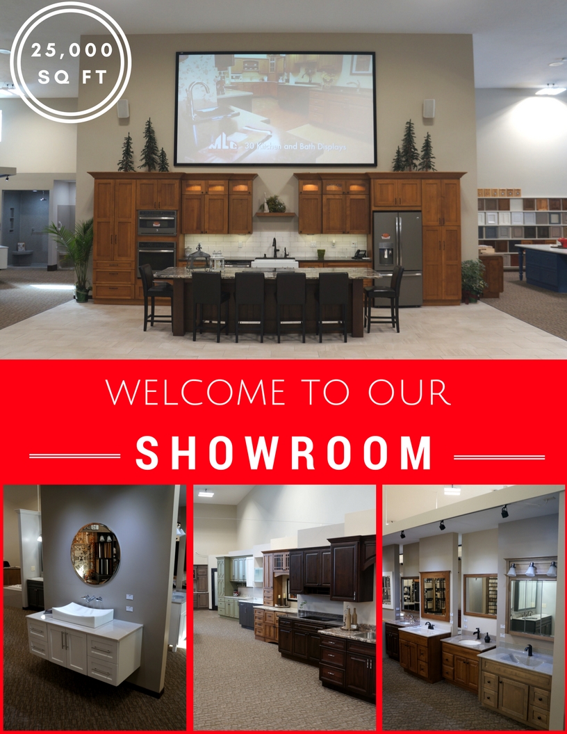See Delta Faucets, Bertch Cabinets, Showrplace cabinets and Cambria Tops